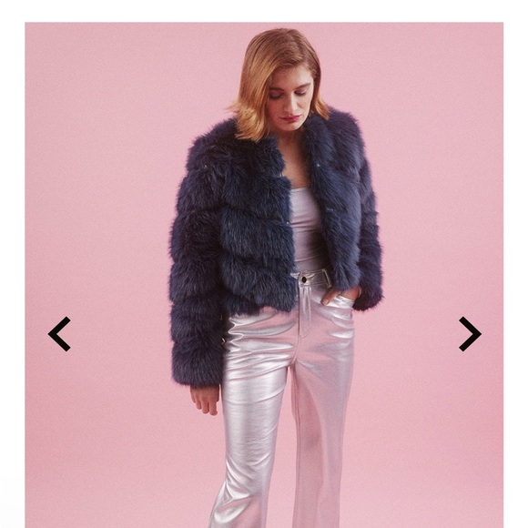 JAYLEY Bamboo Faux Fur Jacket (similar to Frankie shop) - Picture 1 of 8